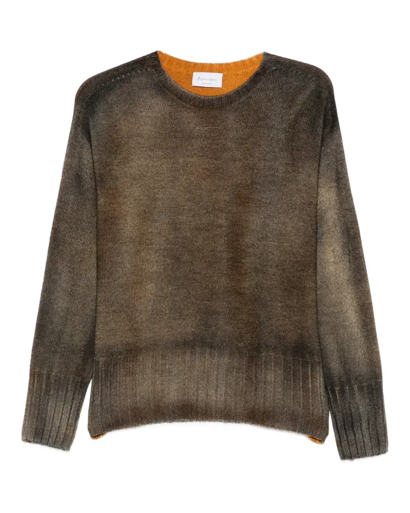 Arovescio Pullover mit Farbverlauf-Effekt - Braun Braun