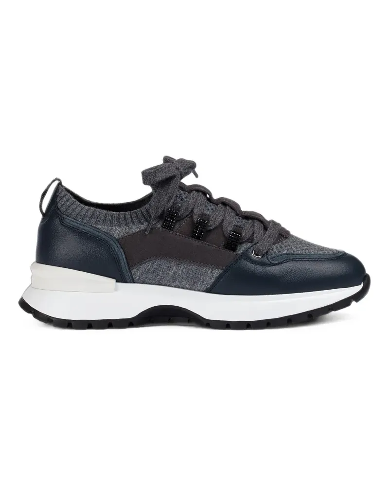 Doucal´s Sneakers mit Einsätzen - Blau Blau