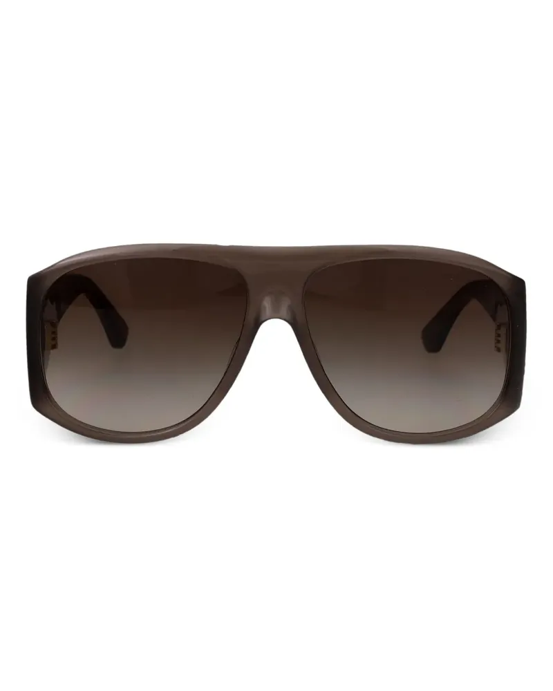 Chloé Sonnenbrille mit Oversized-Gestell - Braun Braun