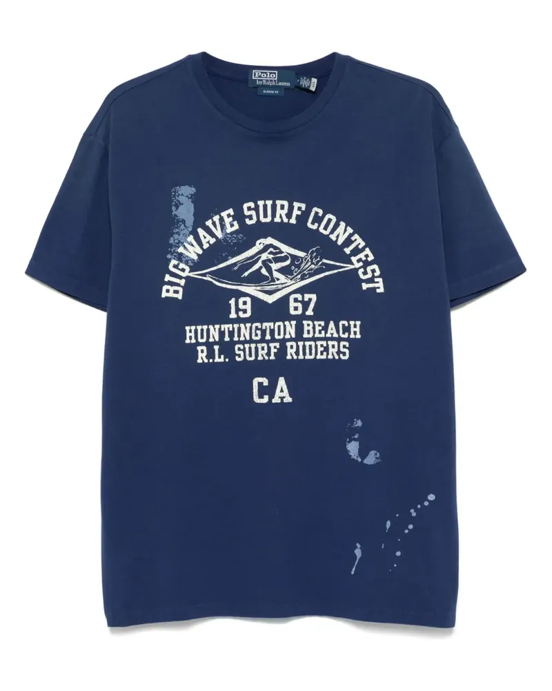 Ralph Lauren T-Shirt mit Print - Blau Blau