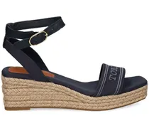 Wedge-Espadrilles - Blau
