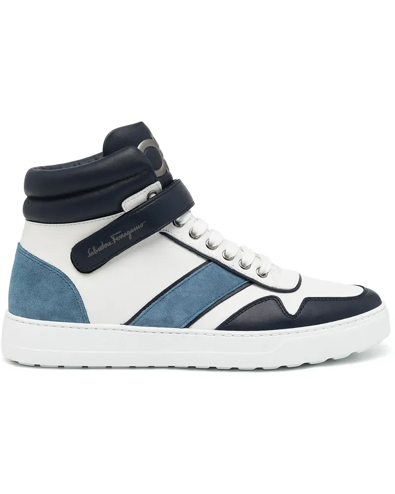 Ferragamo Glamour High-Top-Sneakers - Weiß Weiß