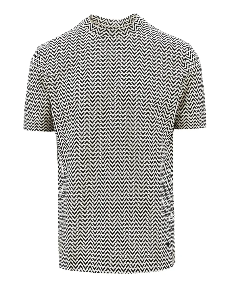 Emporio Armani Gemustertes T-Shirt - Nude Nude