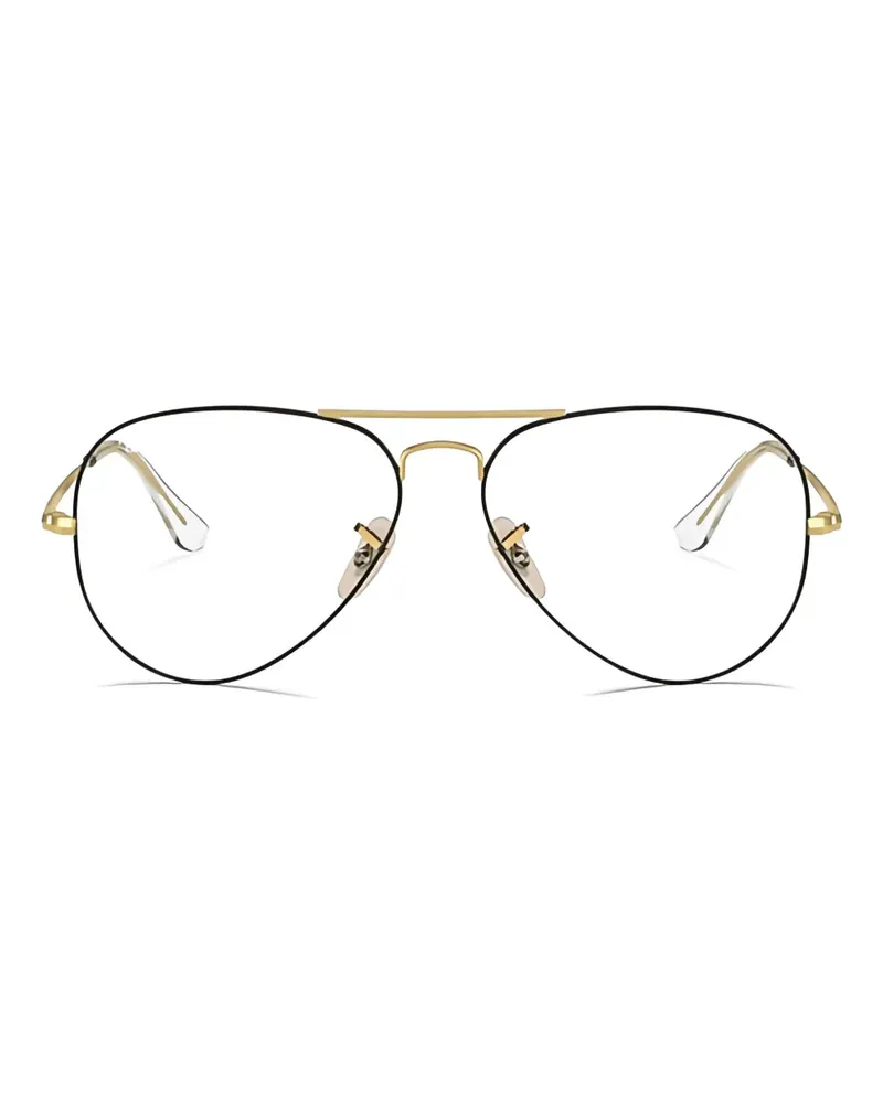 Ray Ban Klassische Pilotenbrille - Schwarz Schwarz