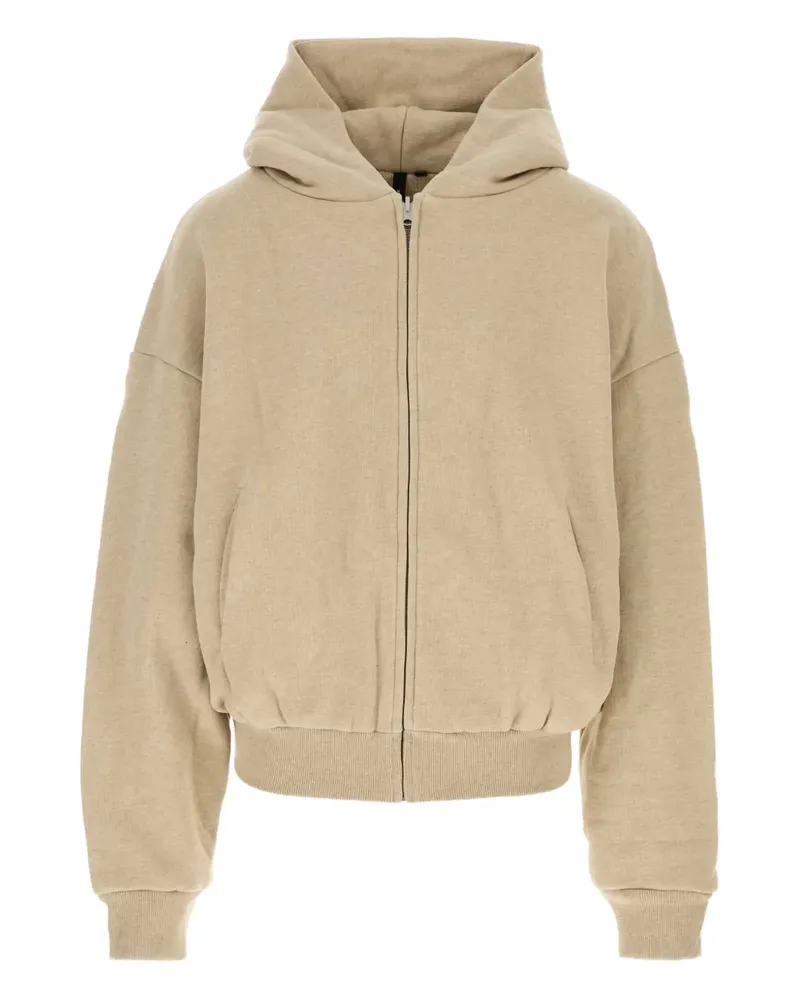 Entire Studios Hoodie mit Reißverschluss - Nude Nude