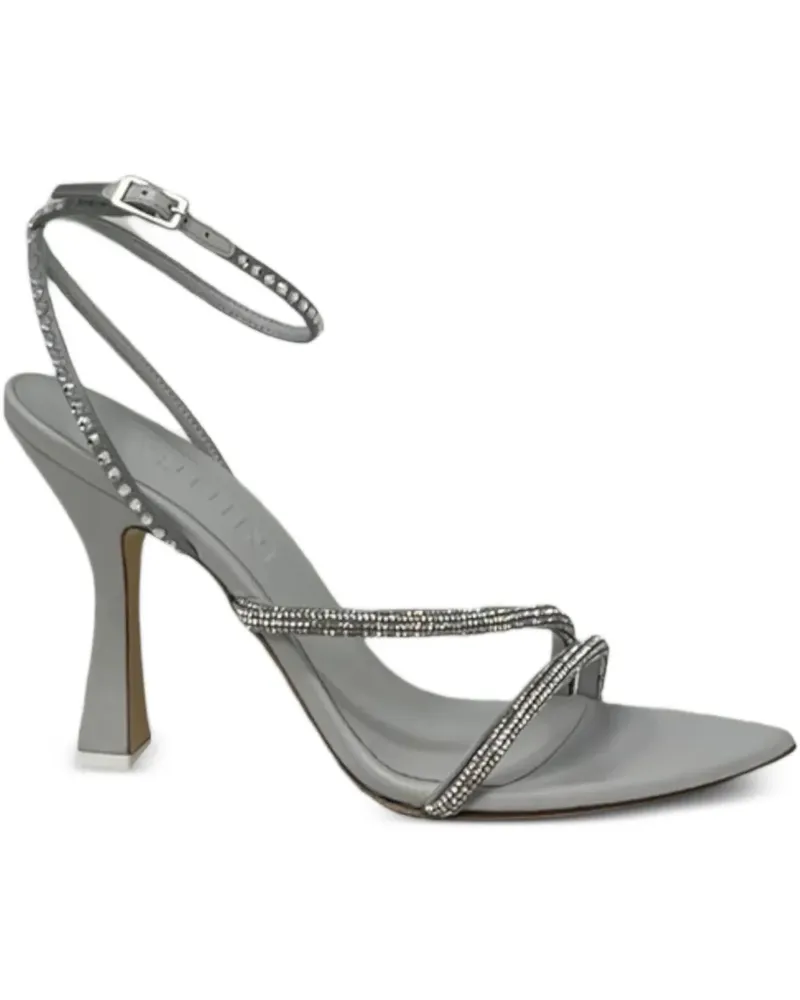 3JUIN Giglio Sandalen mit Verzierung 100mm - Grau Grau