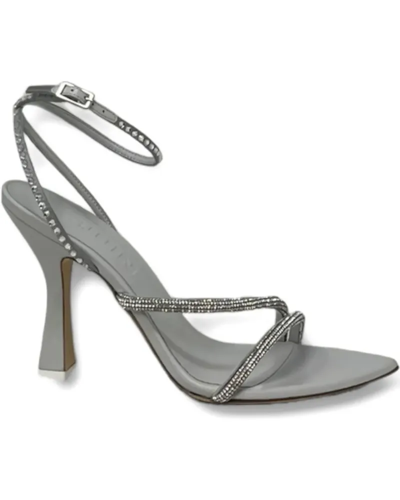 3JUIN Giglio Sandalen mit Verzierung 100mm - Grau Grau