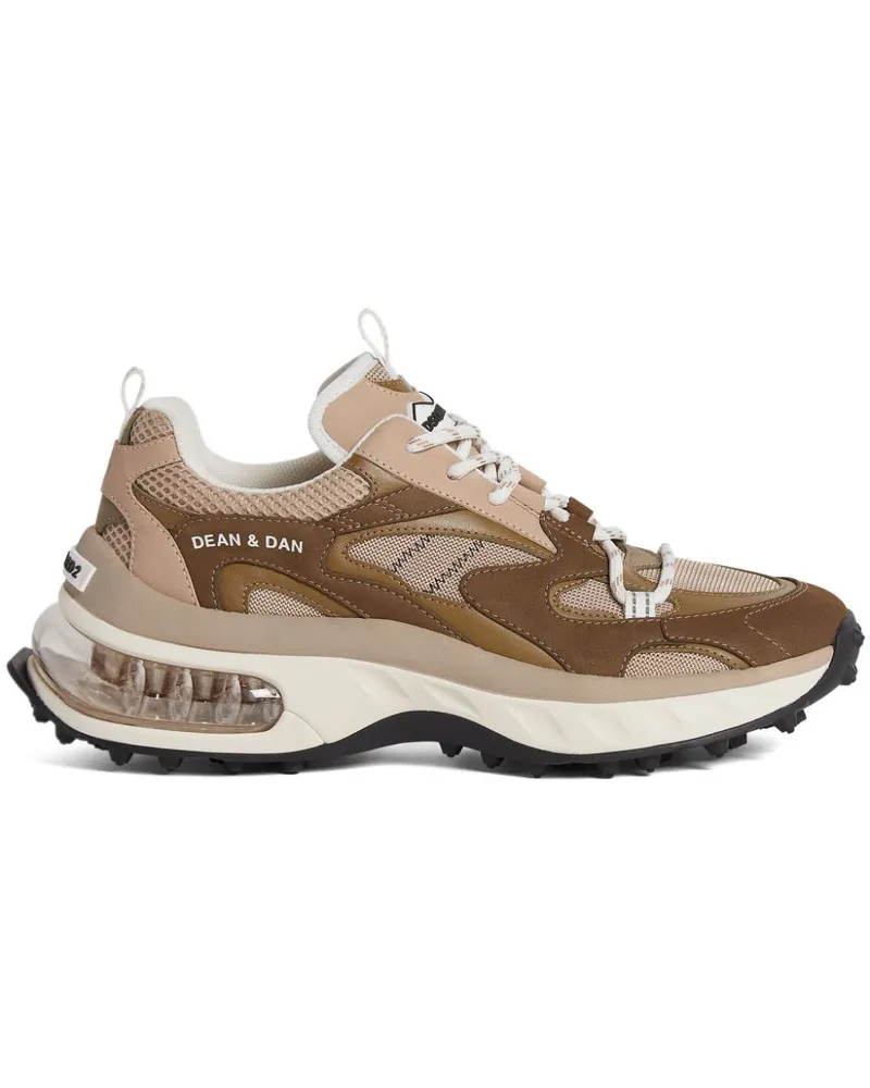 Dsquared2 Bubble Sneakers mit dicker Sohle - Braun Braun