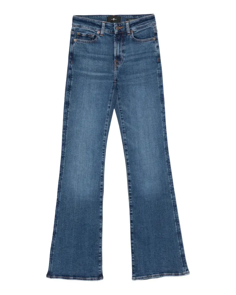 7 for all mankind Legacy Bootcut zip-up flared jeans - Blau Blau