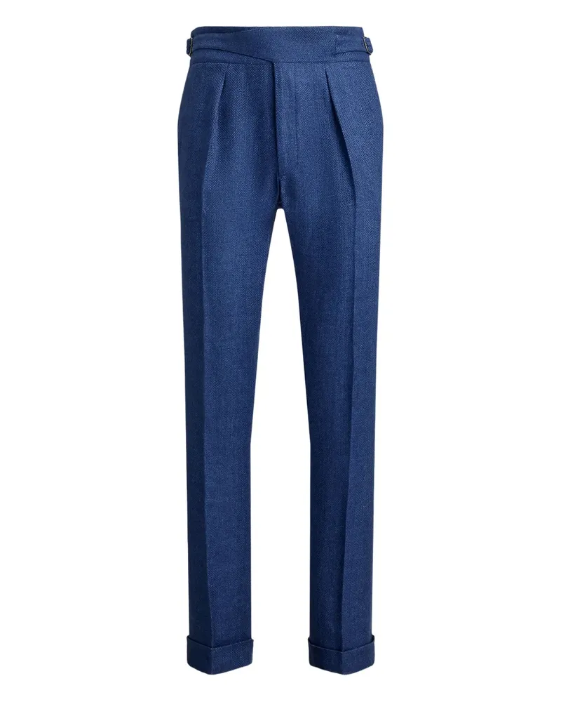 Ralph Lauren Plissierte Hose - Blau Blau
