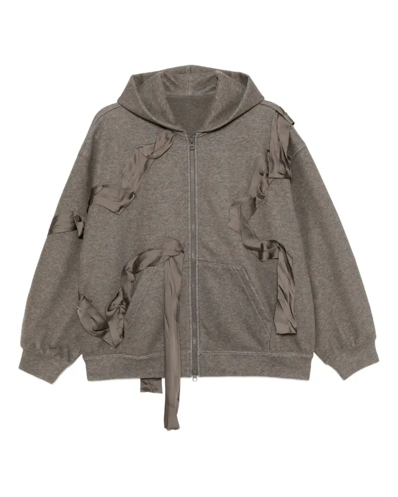 JNBY Hoodie mit Rüschen - Braun Braun