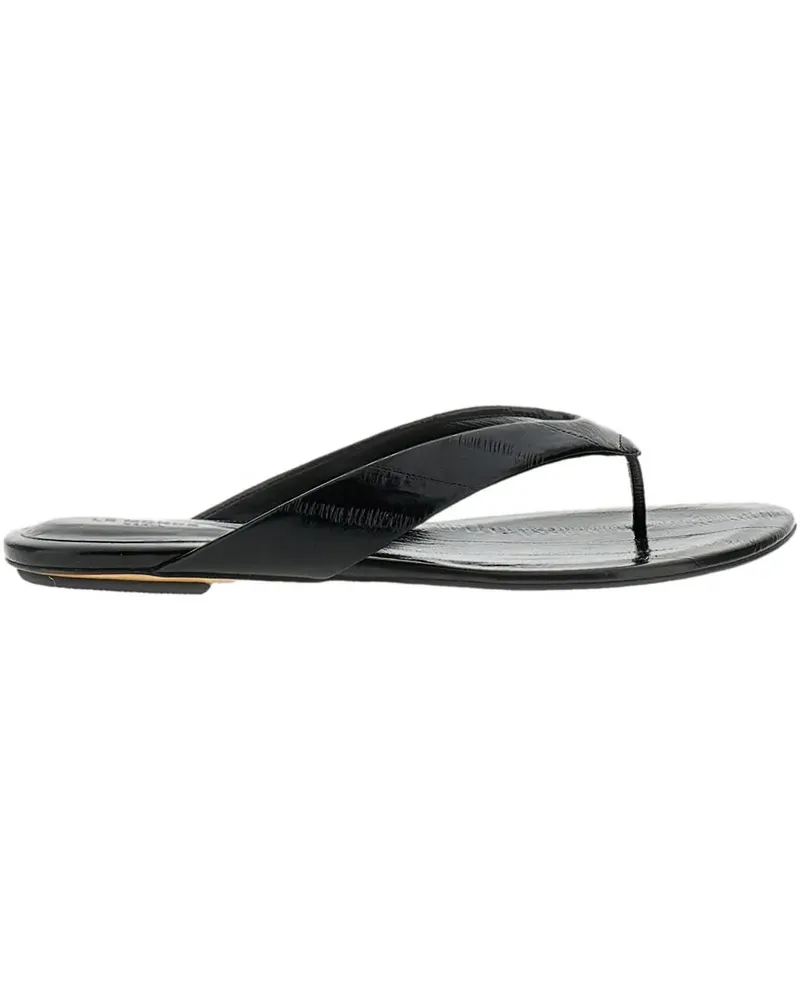 Le Monde Béryl thong-strap flat sandals - Schwarz Schwarz