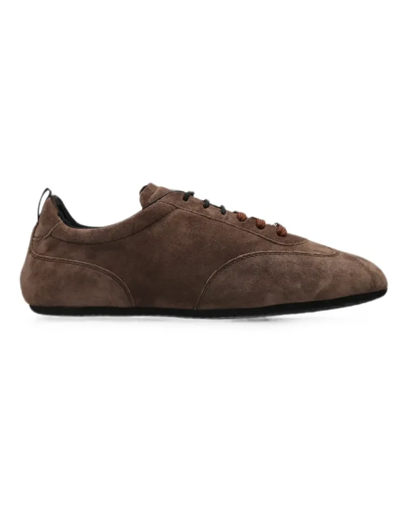 Max Mara Stecca Sneakers aus Wildleder - Braun Braun
