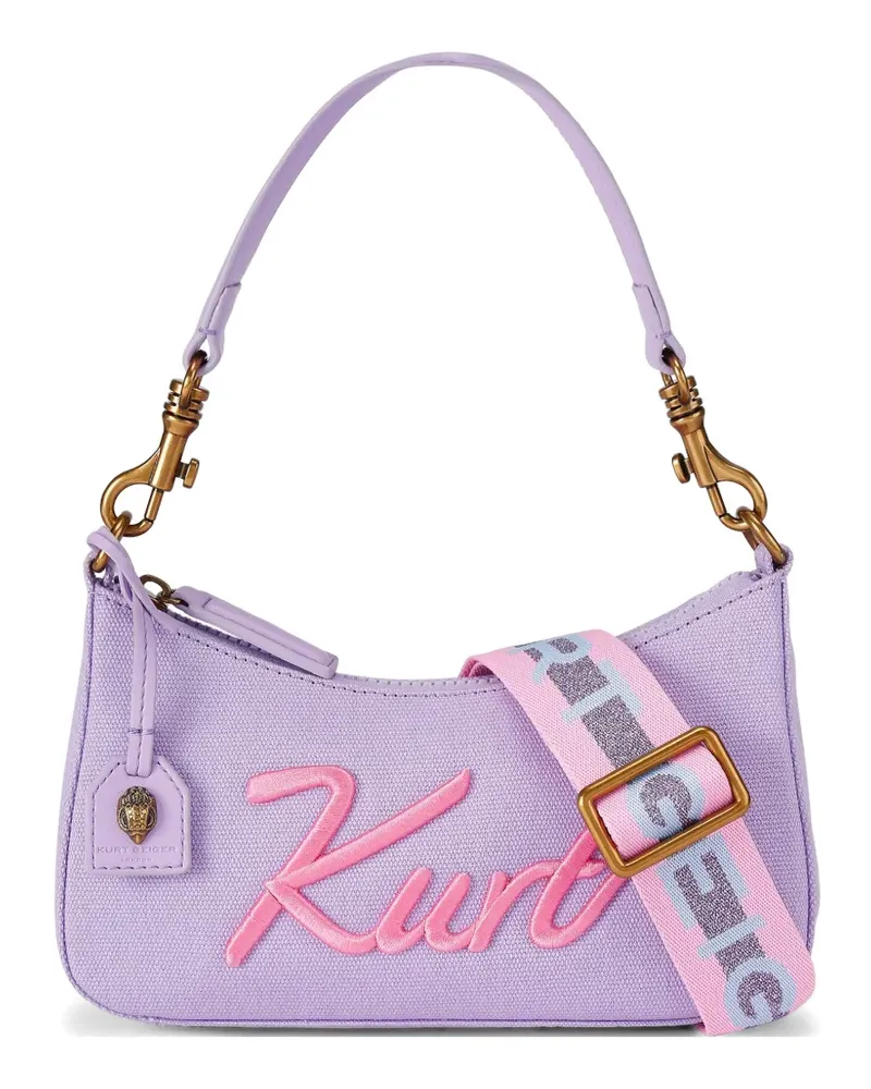 Kurt Geiger Umhängetasche mit Logo-Stickerei - Violett Violett