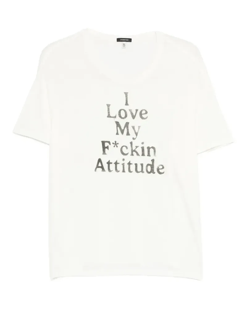 R13 short-sleeves T-shirt - Nude Nude