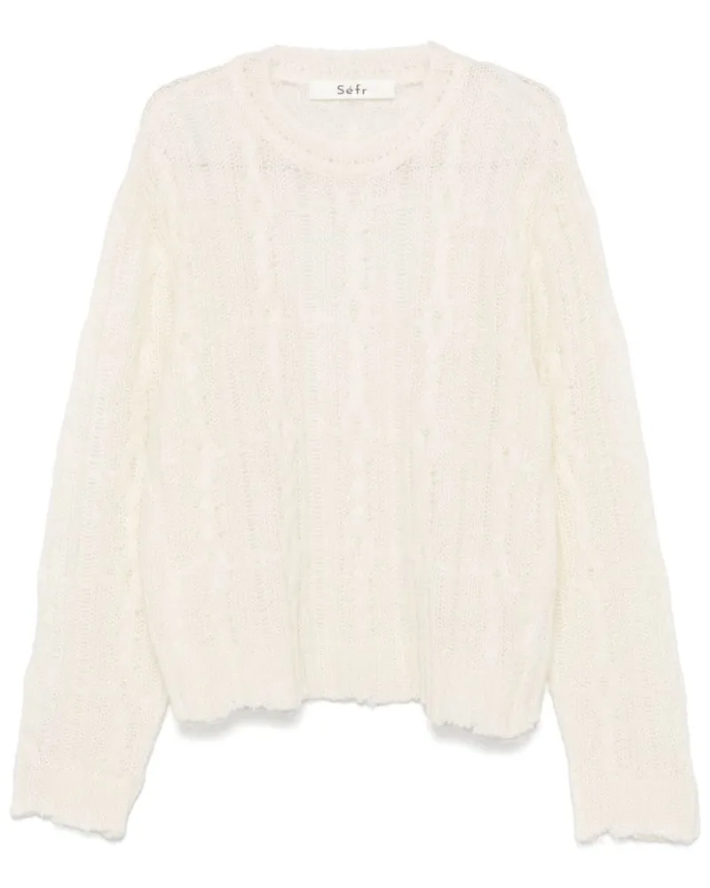 Séfr Gilberto Pullover - Weiß Weiß