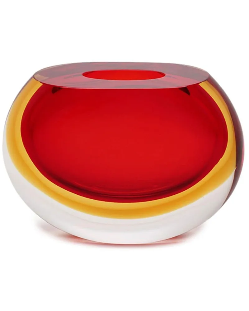 Gardeco 92 Vase aus Muranoglas Rot