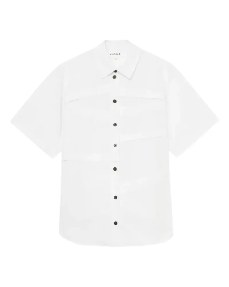 ENFÖLD buttone shirt - Weiß Weiß