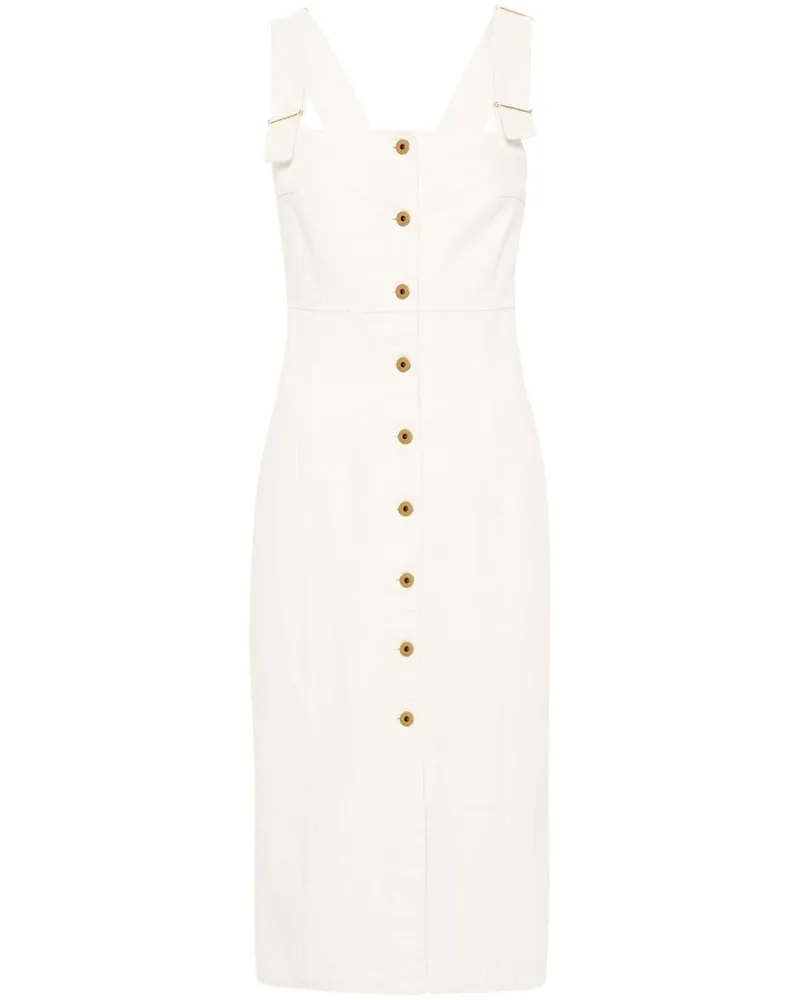 Patou Latzkleid aus Denim - Nude Nude