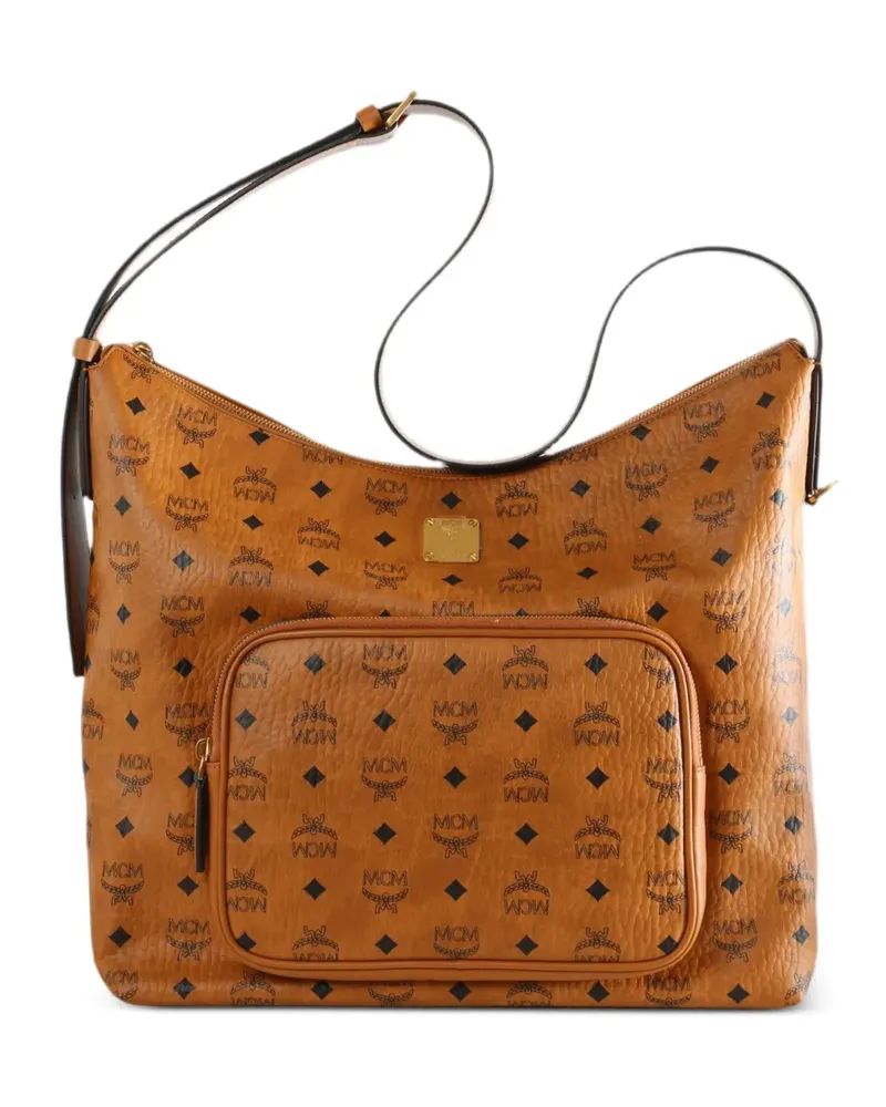 MCM Aren Handtasche - Braun Braun