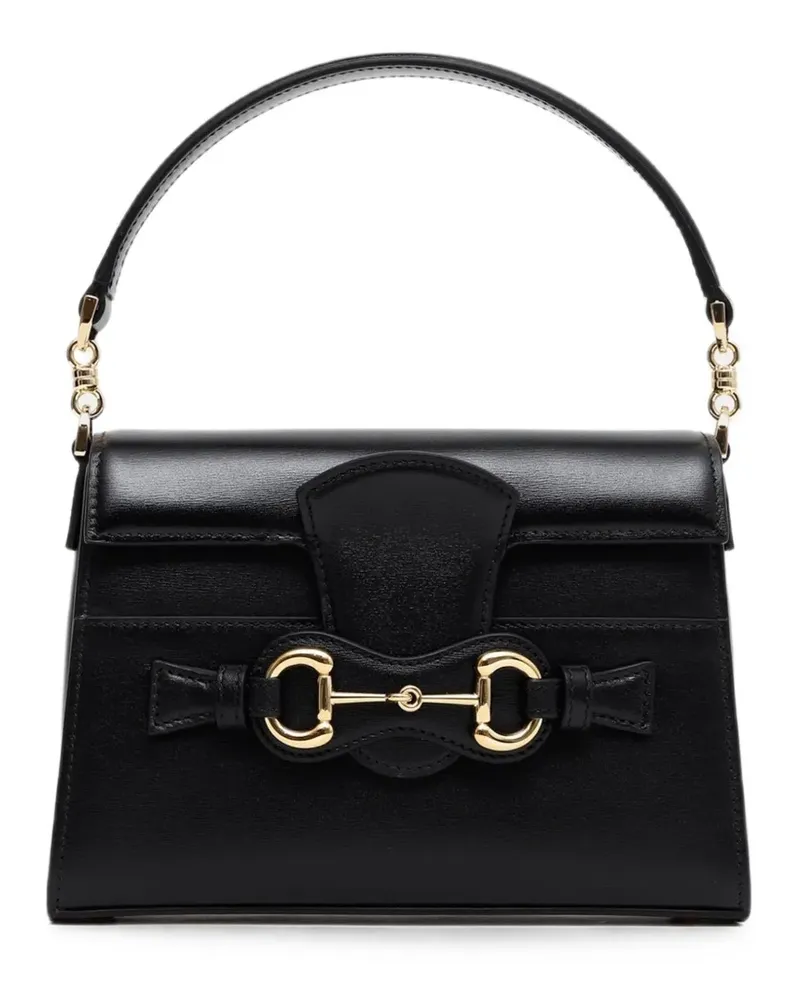Gucci Kleine Horsebit Duomo Handtasche - Schwarz Schwarz