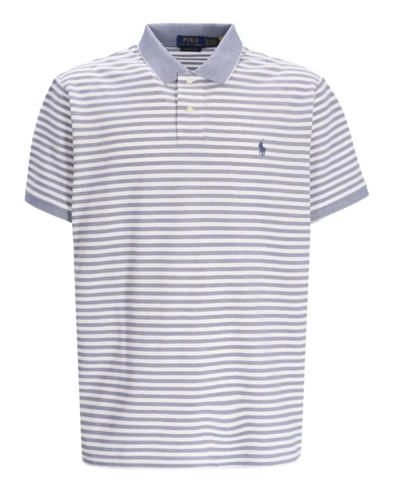 Ralph Lauren Gestreiftes Poloshirt - Blau Blau