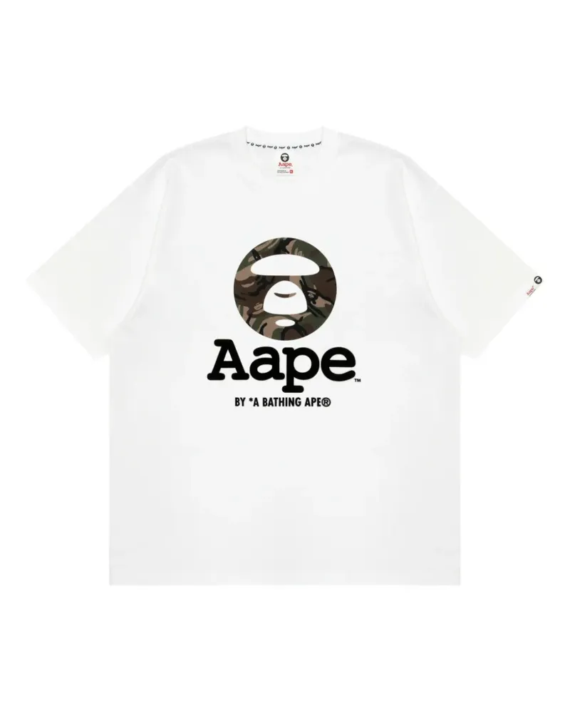 BAPE AAPEUNVS Moonface T-Shirt - Weiß Weiß