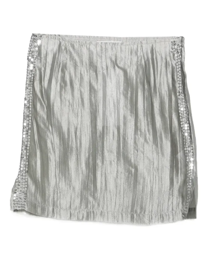GIMAGUAS Juless sequin-embellished midi skirt - Grau Grau