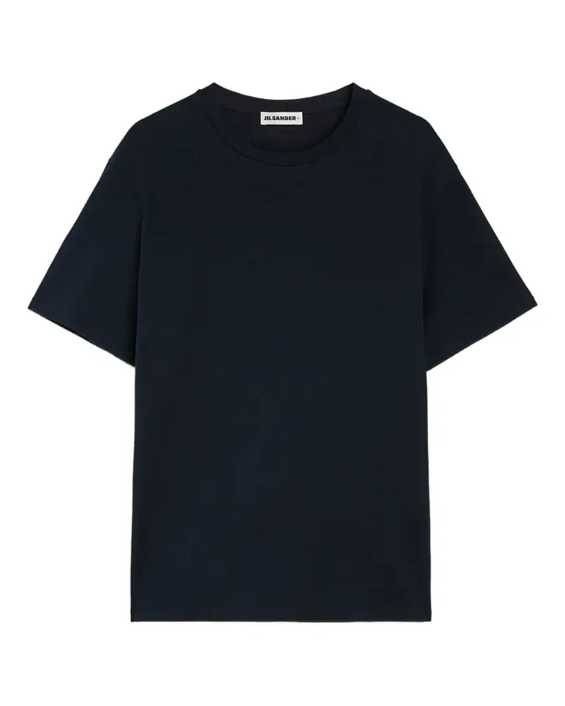 Jil Sander T-Shirt mit Rundhalsausschnitt - Blau Blau