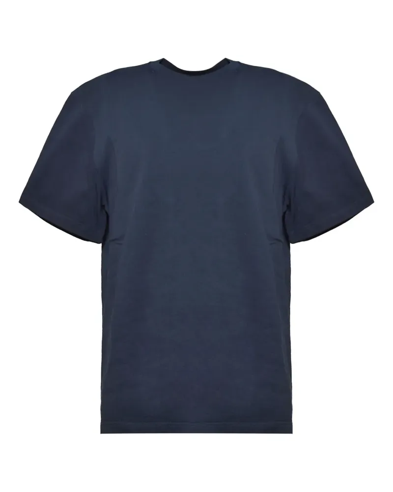 Jil Sander T-Shirt mit Rundhalsausschnitt - Blau Blau