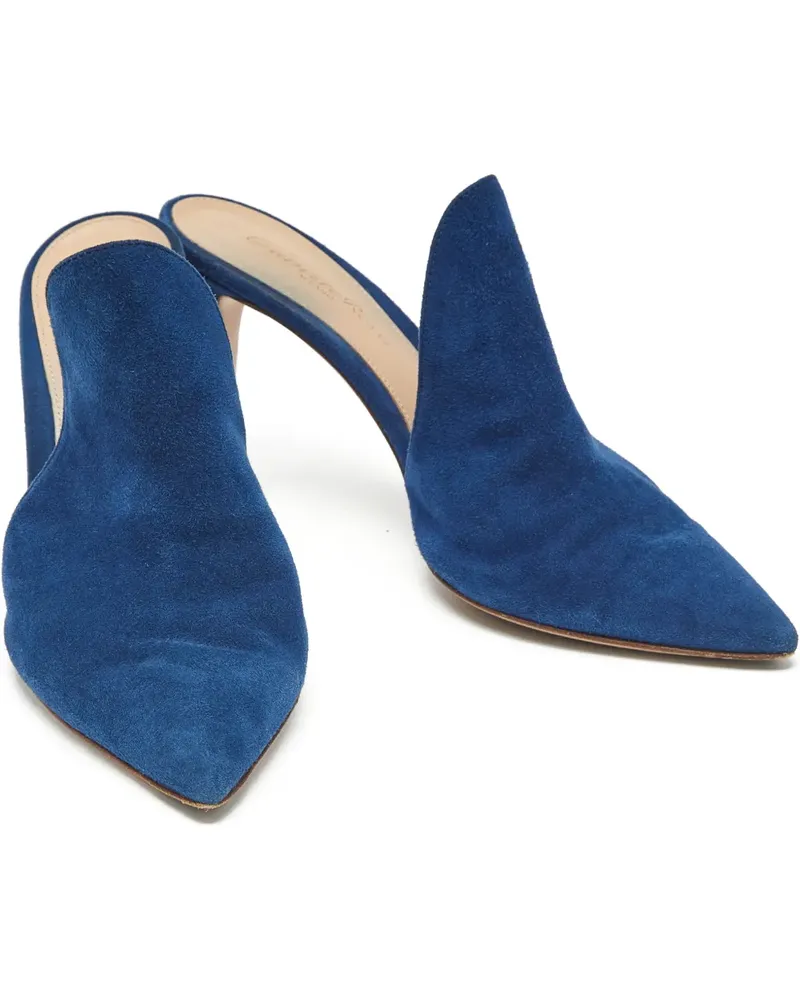 Gianvito Rossi Spitze Aramis Mules - Blau Blau