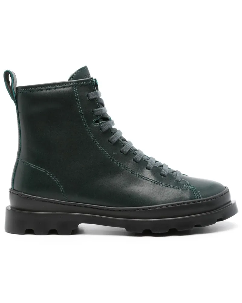 Camper Stiefeletten mit Schnürung - Grün Grün