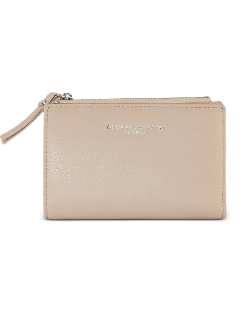 Gianni Chiarini hammered zip wallet - Rosa Rosa