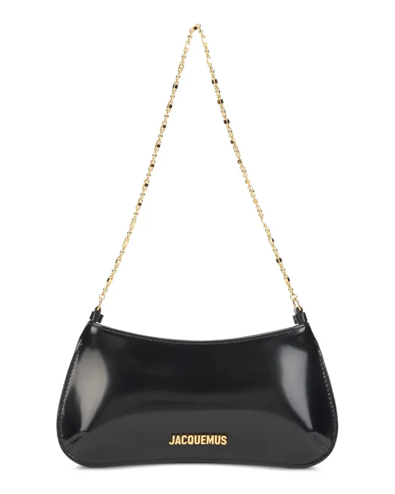 Jacquemus Bisou logo-detail shoulder bag - Schwarz Schwarz