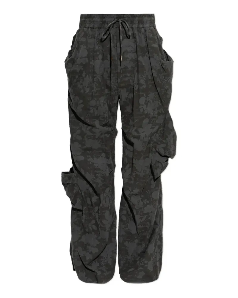 Vivienne Westwood Builder Hose mit Blumenprint - Grau Grau