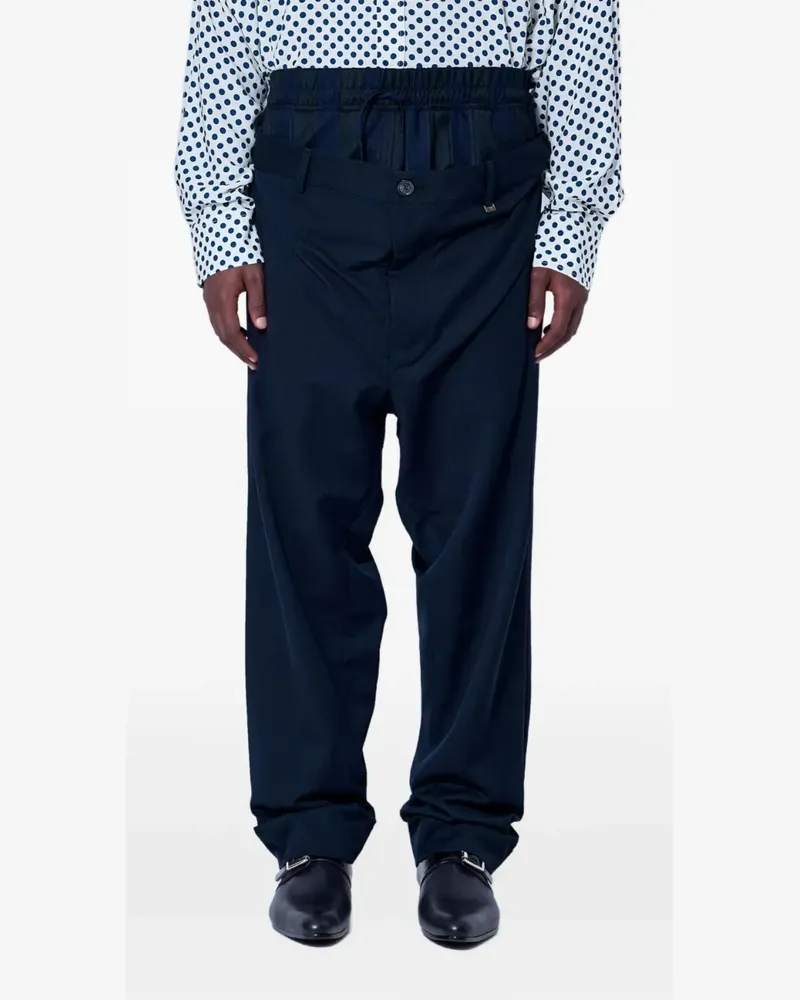 Vivienne Westwood Hose mit doppeltem Bund - Blau Blau