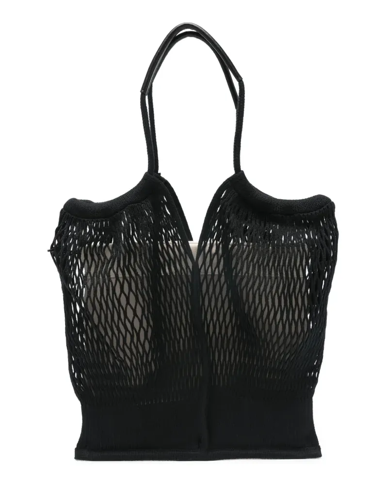HEREU Hélene net tote bag - Schwarz Schwarz