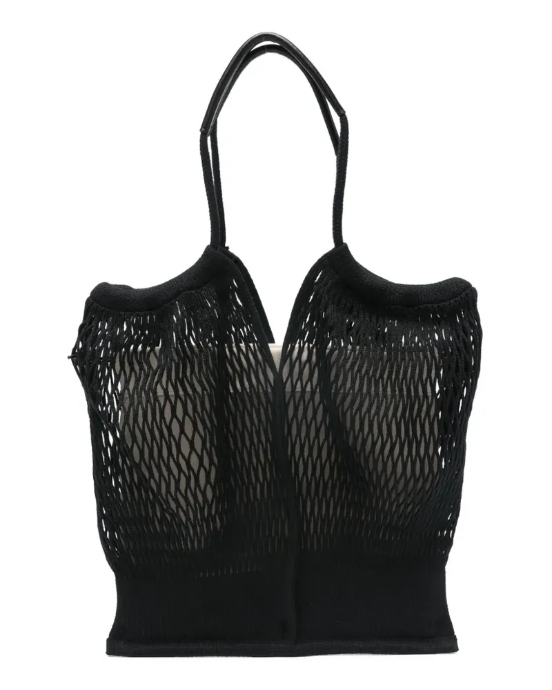 HEREU Hélene net tote bag - Schwarz Schwarz
