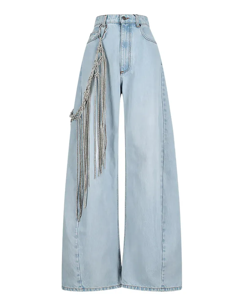 Giuseppe di Morabito five-pocket wide-leg jeans - Blau Blau