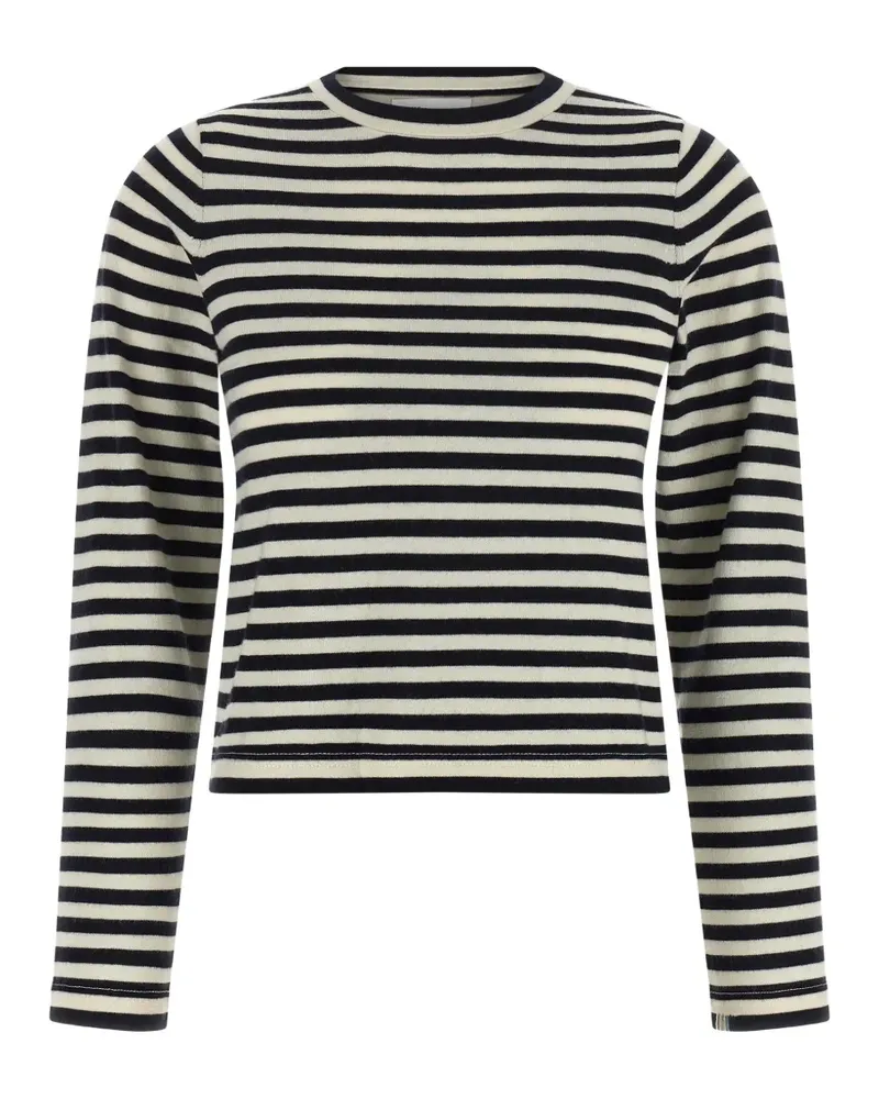 extreme cashmere n451 Lisa Pullover mit Breton-Streifen - Blau Blau