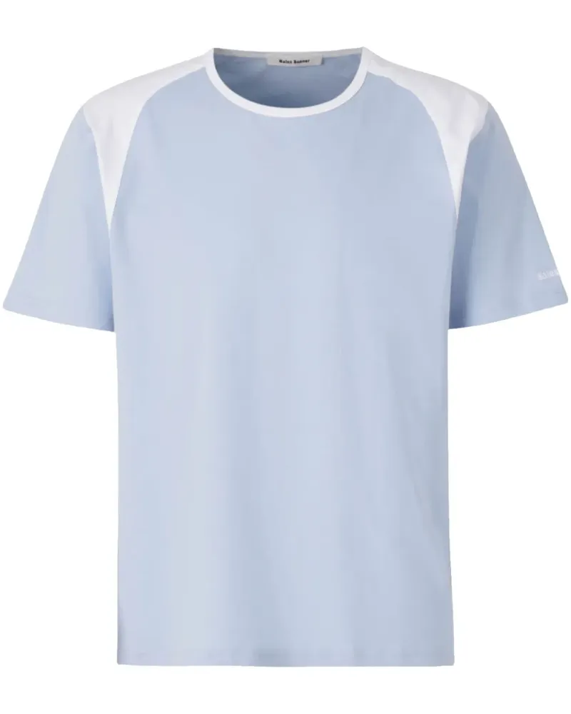 Wales Bonner T-Shirt aus Bio-Baumwolle - Blau Blau