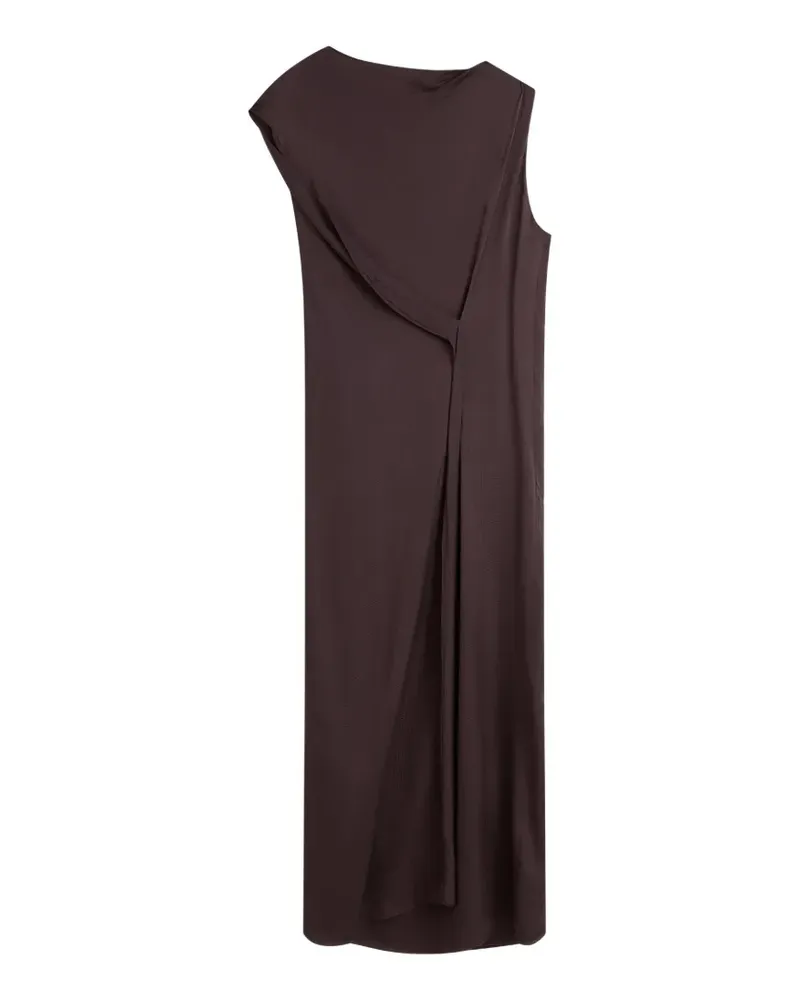 BONDI BORN Asymmetrisches Ardea Maxikleid - Braun Braun