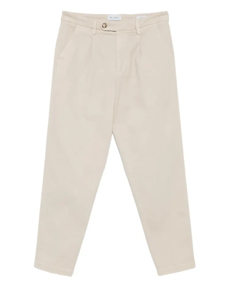 Re-HasH Hose mit Falten - Nude Nude