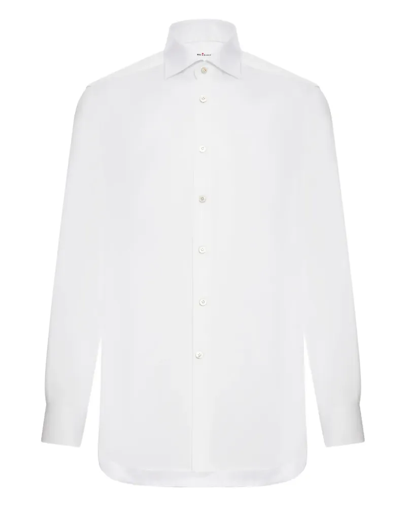 Kiton buttoned-cotton shirt - Weiß Weiß