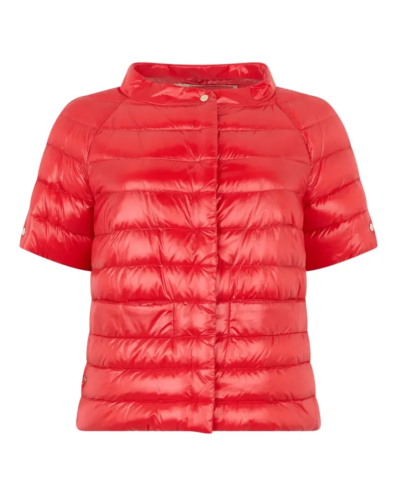 Herno short-sleeve puffer jacket - Rot Rot