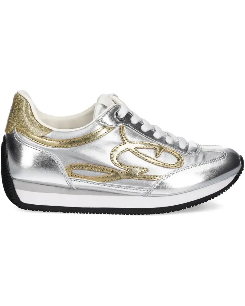 Guess Sneakers im Metallic-Look - Silber Silber