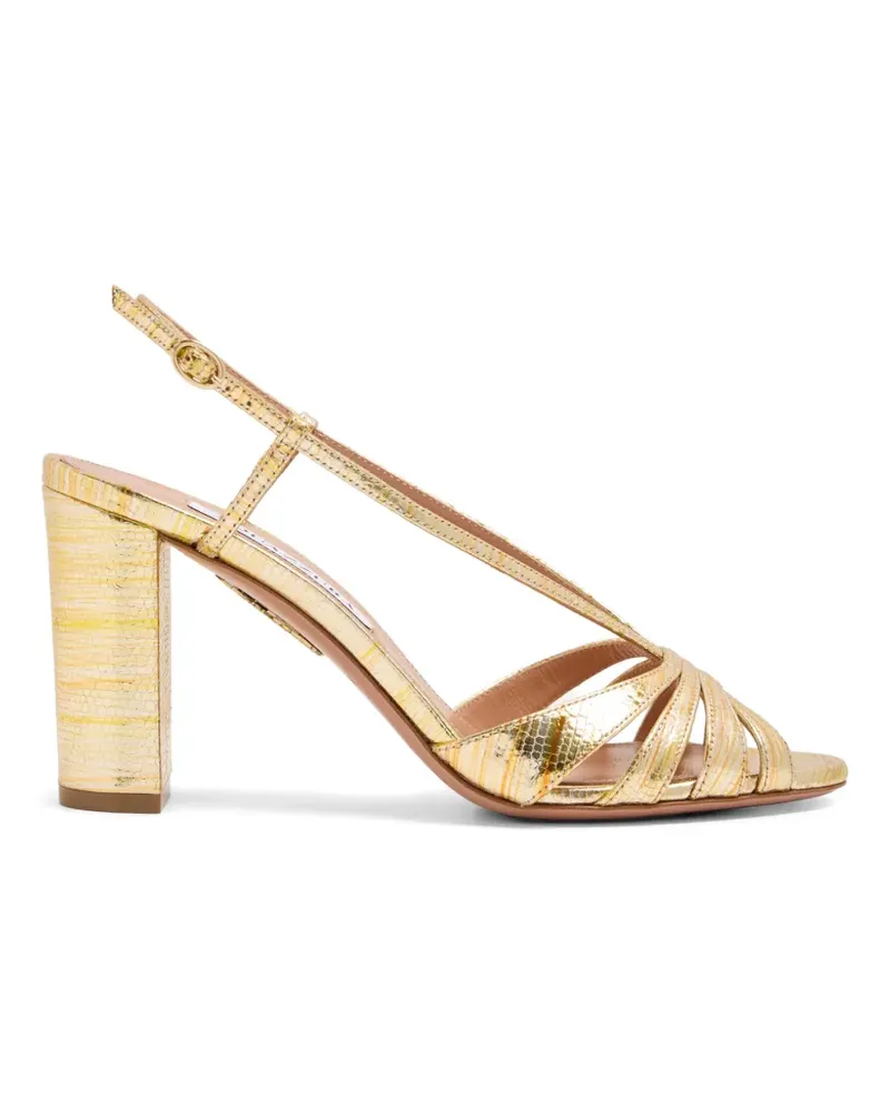 Aquazzura Aimée Riemensandalen - Gold Gold