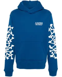 Amiri Hoodie mit vorstehendem Logo-Detail Blau