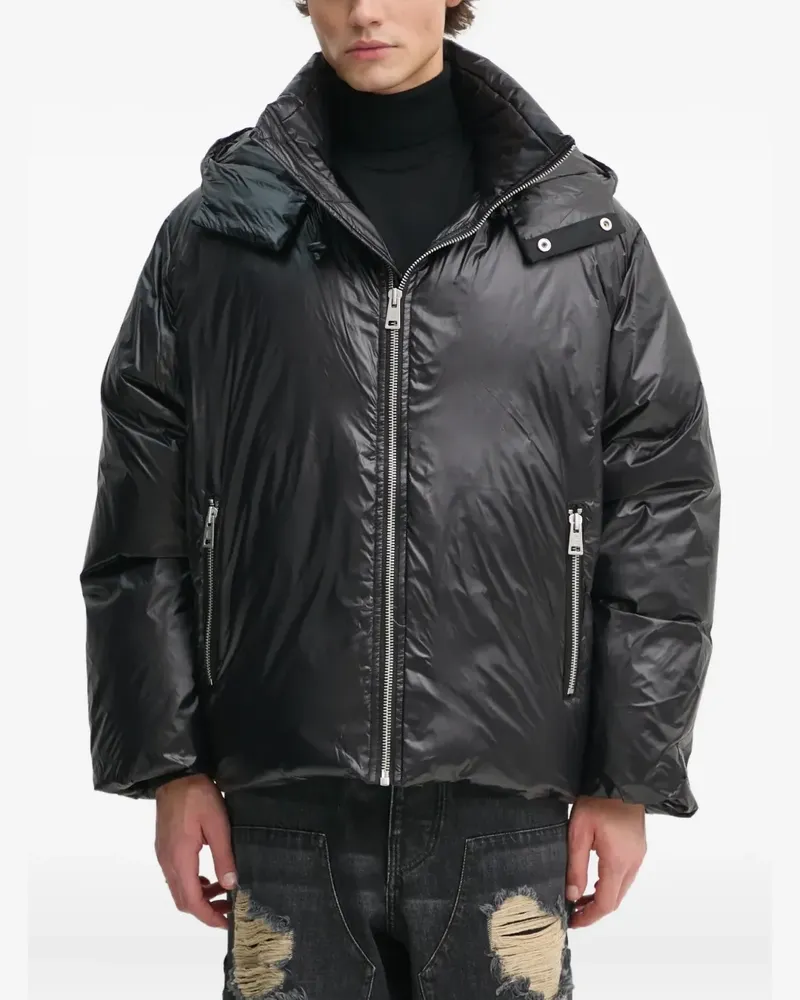 Études Studio Kapuzenjacke mit Reißverschluss - Schwarz Schwarz