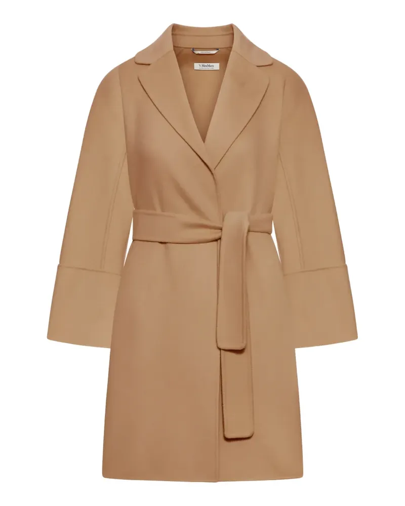 Max Mara Arona Wickelmantel mit Gürtel - Nude Nude